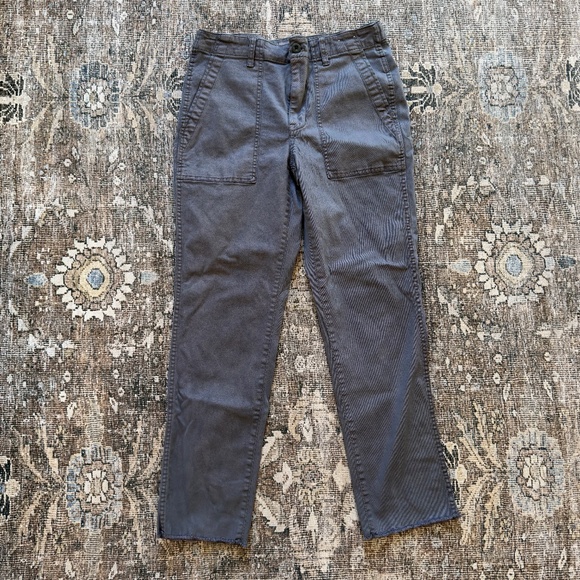 Madewell The Slim Straight Utility Pant in Garment Dye size 27 NWT •NS280 - Picture 7 of 15